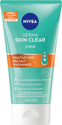 Nivea Derma Skin Clear Anti Blemish Scrub 150ML