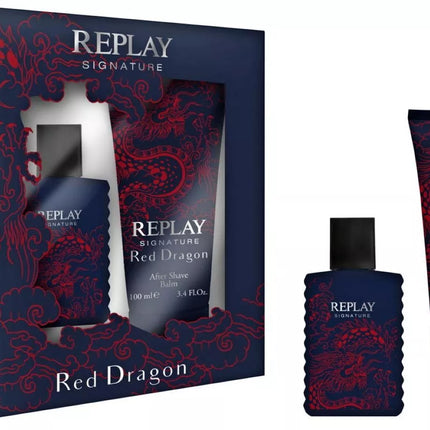 Replay Signature Red Dragon Man 30mL 2Pc Gift Set