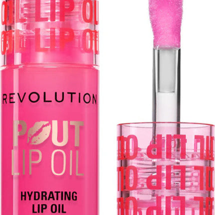 Revolution Beauty Pout Bomb Lip Oil Raspberry Pink
