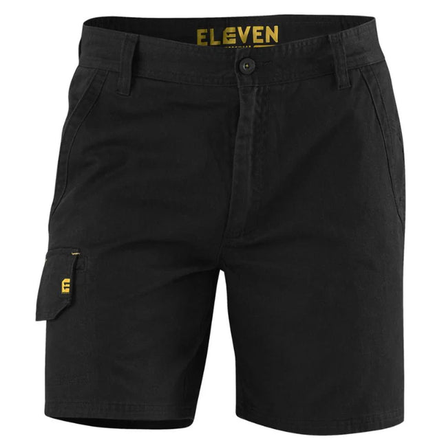 Eleven Workwear Evolution Women's Drill Work Short Black