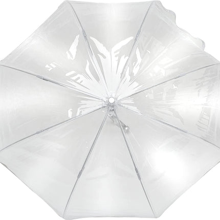 Clifton Birdcage Umbrella with Silver Border