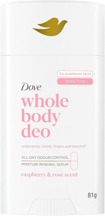 Dove Women's Whole Body Vitamin Care Raspberry and Rose Deodorant Stick 81G