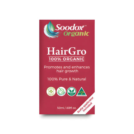 Soodox Organic Hairgro Oil For Hair Growth And Strengthening 50ML