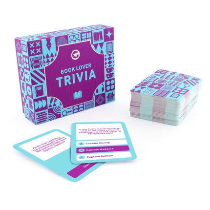 Ginger Fox Book Lover Trivia Card Game 100 Cards