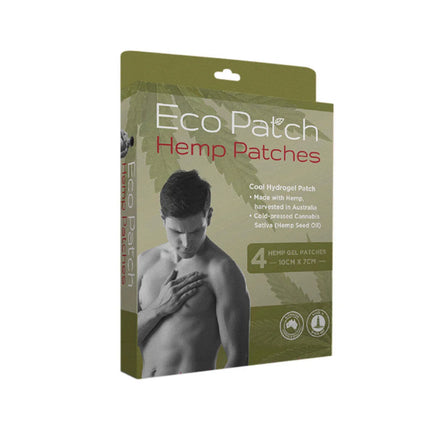 Byron Naturals Eco Pain Hemp Patch 4 Patches 10CM x 7CM