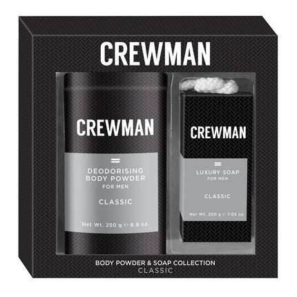 Crewman Classic Gift Set for Men with Body Wash 400ML and Deodorant 150G
