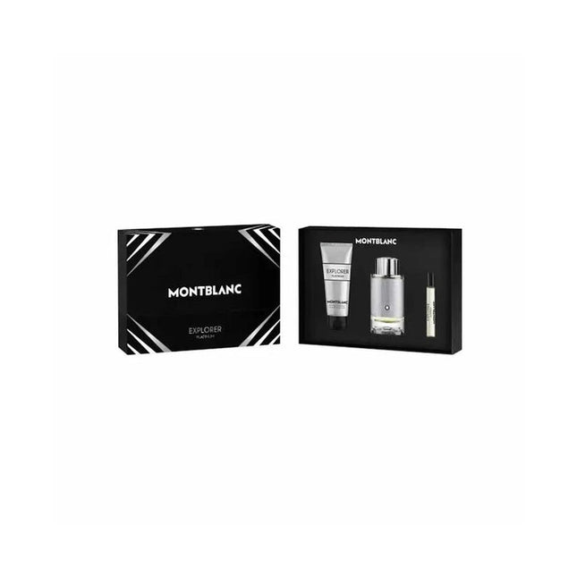 Montblanc Explorer Platinum Eau de Parfum For Men Gift Set 100ML
