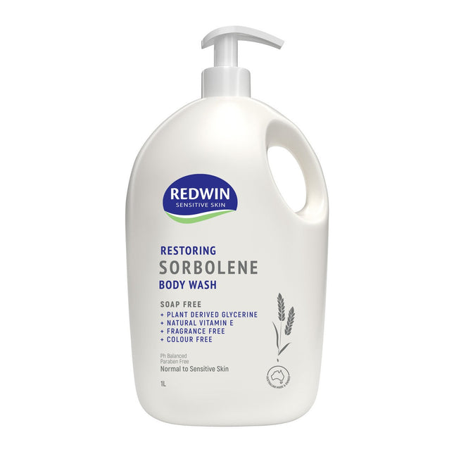 Redwin Sorbolene Body Wash with Vitamin E 1L