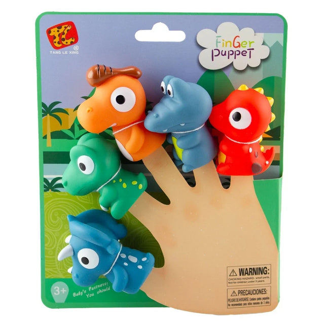 LCROP Dinosaur Finger Puppets Set Of 5