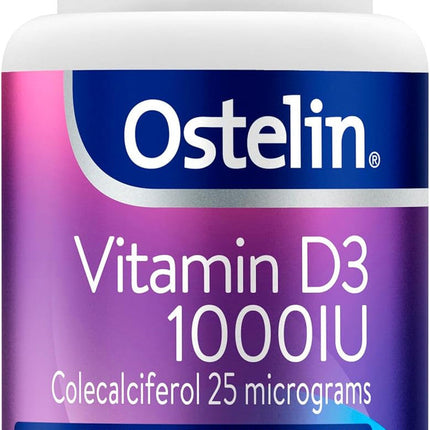 Ostelin Vitamin D3 1000IU Capsules for Bone Health and Muscle Function 60 Capsules