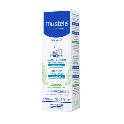 Mustela Baby Soothing Chest Rub for Comfort and Relaxation 40ML