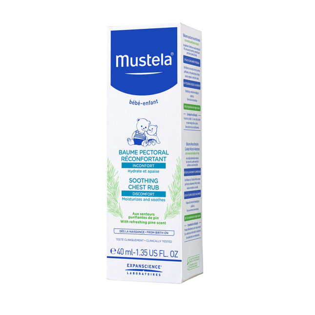 Mustela Baby Soothing Chest Rub for Comfort and Relaxation 40ML