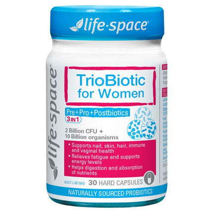 Life Space TrioBiotic For Women 30 Capsules