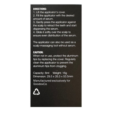 Soodox Organic Scalp Applicator 8ml