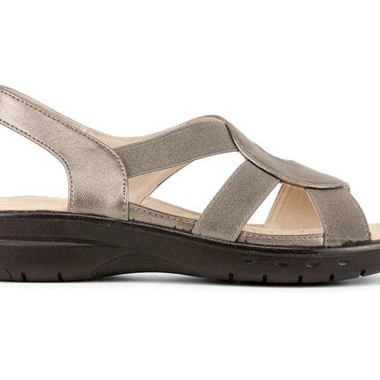 Lorella Alessia Pewter Size 39