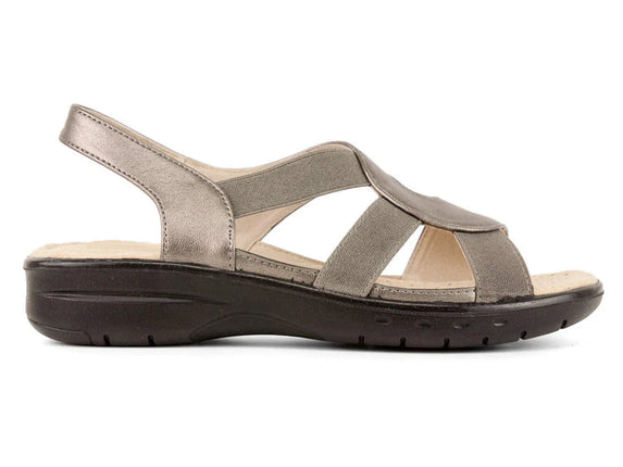 Lorella Alessia Pewter Size 39