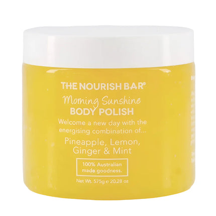 The Nourish Bar Body Sugar Scrub Morning Sunshine