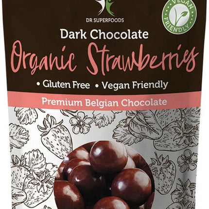 Dr Superfoods Strawberries Organic Dark Chocolate 125g