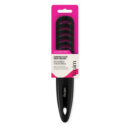 Fraim Curved Flexi Vent Brush for Detangling and Fast Blow Drying