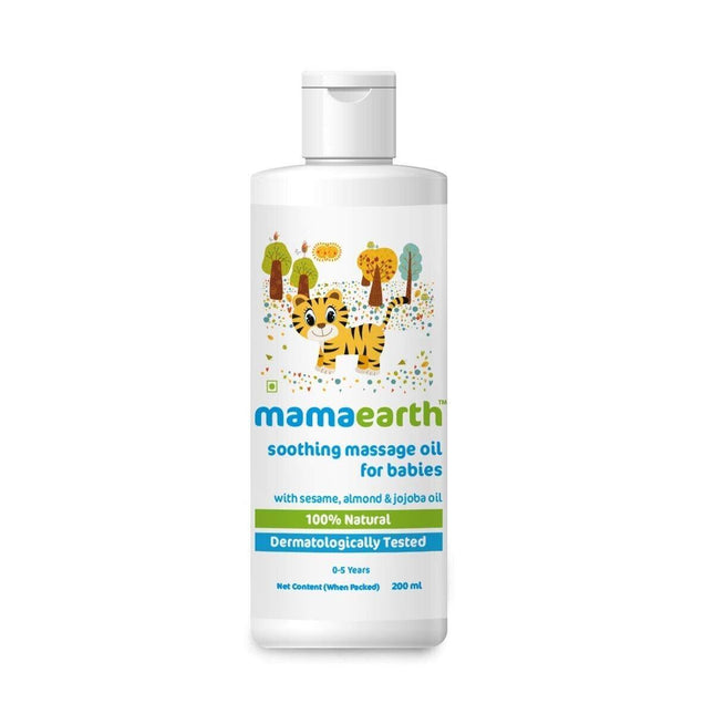 Mamaearth Massage Oil For Babies 200ml - OhYouLuckyDuck.com.au
