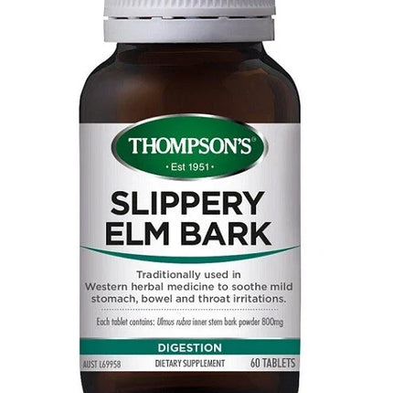 Thompson's Slippery Elm Bark 800mg 60 Tablets