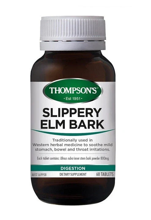 Thompson's Slippery Elm Bark 800mg 60 Tablets