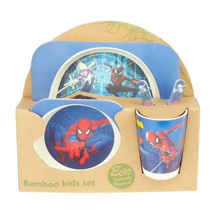 Baby & Me Bamboo Kids Feed Set Spiderman