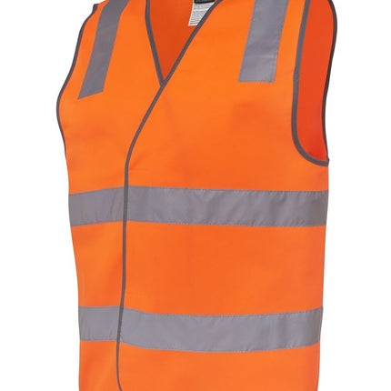 Generic Safety Vest Day/Night Use Fluoro Orange Large
