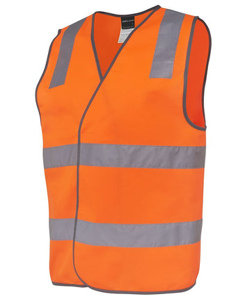 Generic Safety Vest Day/Night Use Fluoro Orange Large