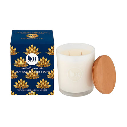 Bx Earth Great Ocean and Lotus Soy Candle 300g