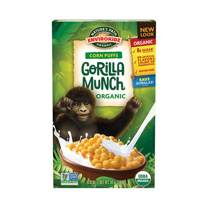Natures Path Gorilla Munch Organic Gluten Free Corn Cereal 284G