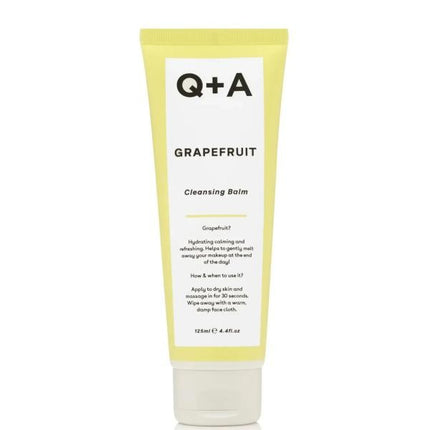 Q+A Grapefruit Cleansing Balm for Makeup Removal and Gentle Cleansing 125ML