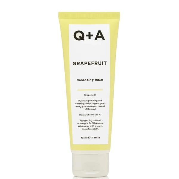 Q+A Grapefruit Cleansing Balm for Makeup Removal and Gentle Cleansing 125ML