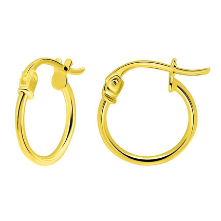 Scream Pretty Rose Gold Click Hoop Earrings 20mm