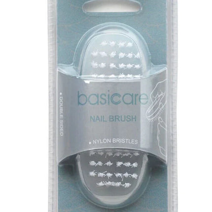 Basicare Double Sided Nail Brush For Cleaning Fingernails And Toenails