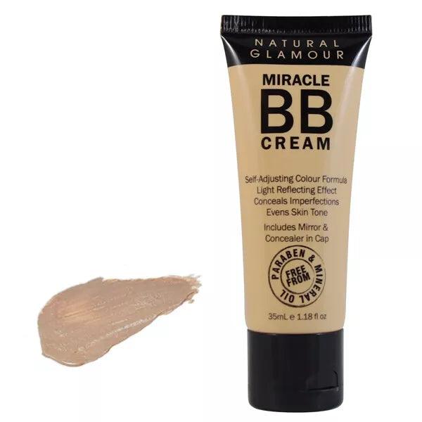 Natural Glamour - Miracle BB Cream Tan Nude Mirror Concealer Foundation - OhYouLuckyDuck.com.au