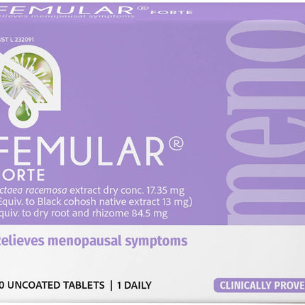 Flordis Femular Forte for Menopause Symptom Relief 90 Tablets