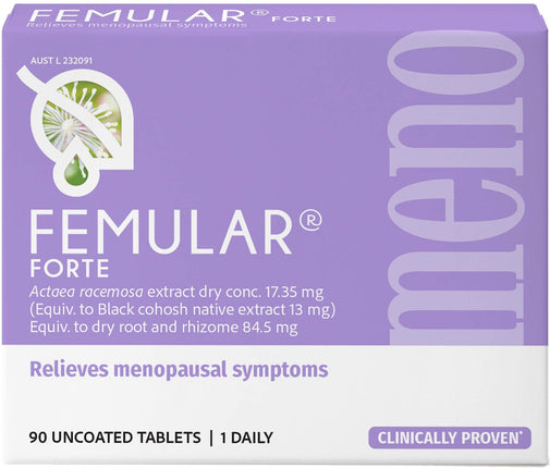 Flordis Femular Forte for Menopause Symptom Relief 90 Tablets