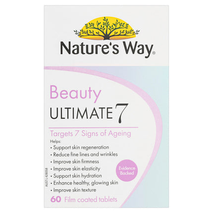 Nature's Way Beauty Ultimate 7 60 Tablets - OhYouLuckyDuck.com.au