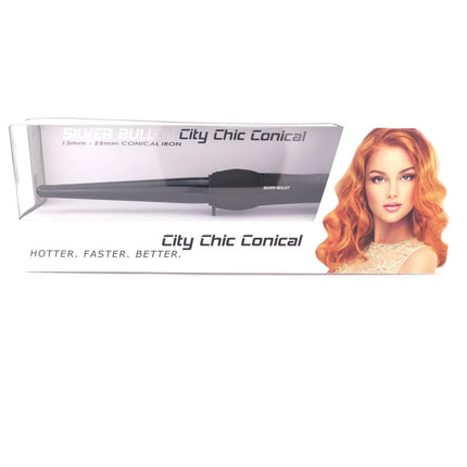 Silver Bullet City Chic Regular Conical Curling Iron 13mm-25mmSilver Bullet City Chic Regular Conical Curling Iron 13MM To 25MM