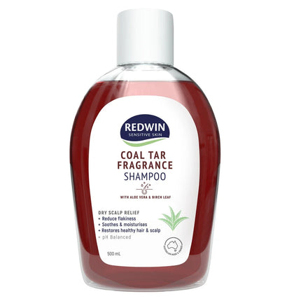 Redwin Coal Tar Shampoo For Dandruff And Flaky Scalp 500ML