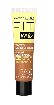 Maybelline Fit Me Tinted Moisturizer, Natural Coverage, 355, - OhYouLuckyDuck.com.au