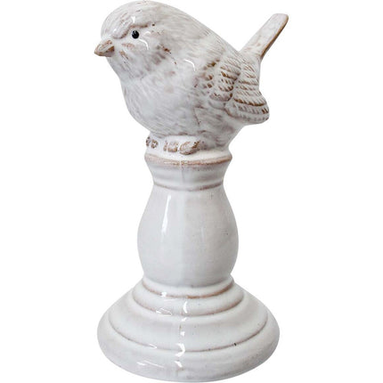 Lavida Ceramic Ornament Lark Bird Decorative Home Decor White