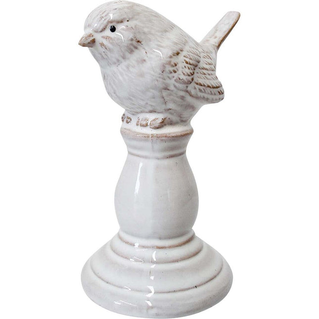Lavida Ceramic Ornament Lark Bird Decorative Home Decor White