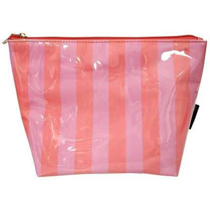 MP Cosmetics Pink Stripe Clutch 0.35KG