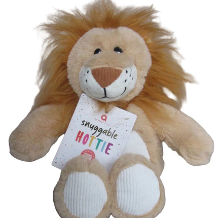 Aroma Home Lion Snuggable Hottie Microwaveable Lavender Scented Calming Sleep 23cm x 19.5cm x 14.5cm