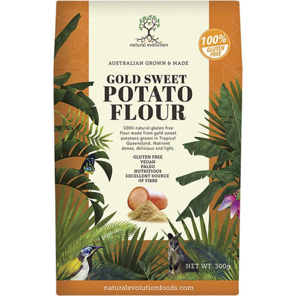Natural Evolution Gold Sweet Potato Flour Gluten Free Baking 300G