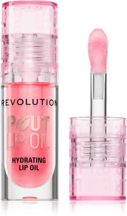 Revolution Beauty Pout Bomb Plumping Lip Oil in Glam Pink