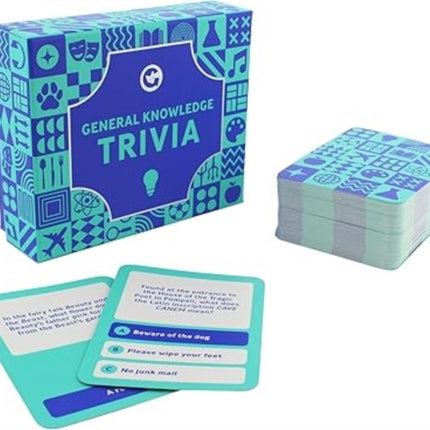 Ginger Fox  General Knowledge Trivia Quiz Game with 100 Question Cards for Family and Parties