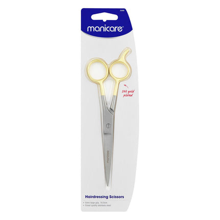 Manicare Hairdressing Scissors, Extra Large Grip - OhYouLuckyDuck.com.au